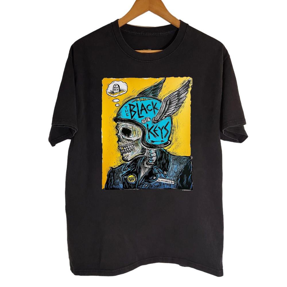 HOT The Black Keys Black Cotton unisex S-5XL Shirt DM289 Unisex T-Shirt S