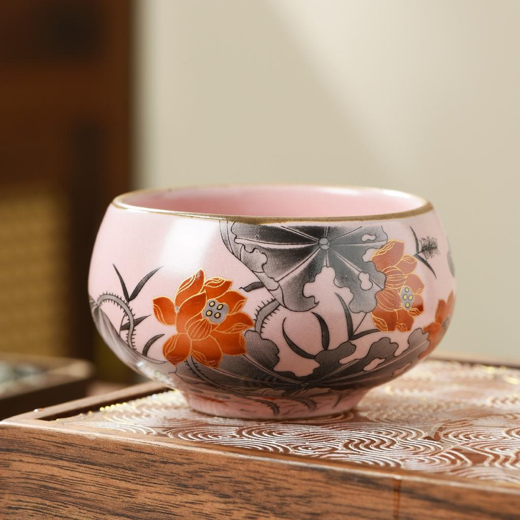 Ru kiln travel Xishi pot, one pot, four cups of teapot, teacup, high-end tea brewer, household ceramic teapot, tea set