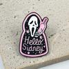 Punk Grim Reaper Cartoon Brooch Accessory