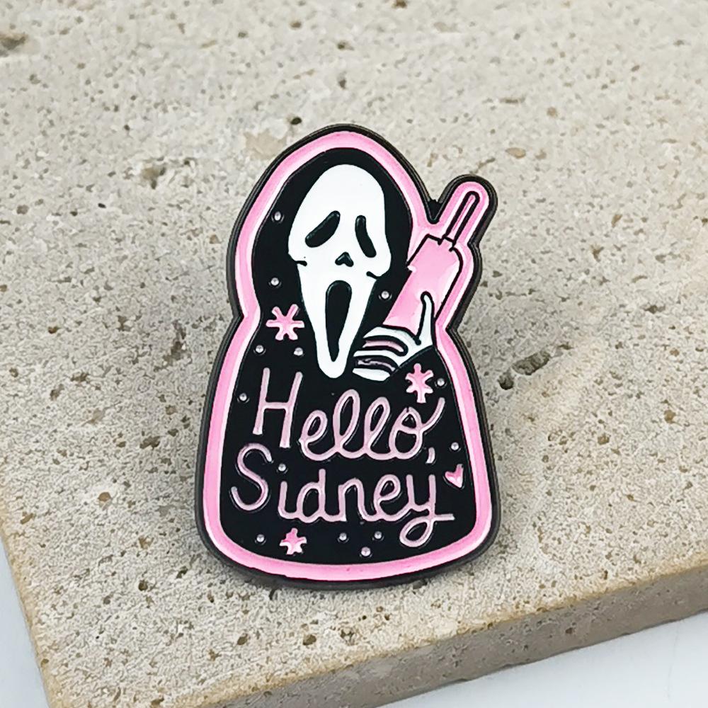 Punk Grim Reaper Cartoon Brooch Accessory