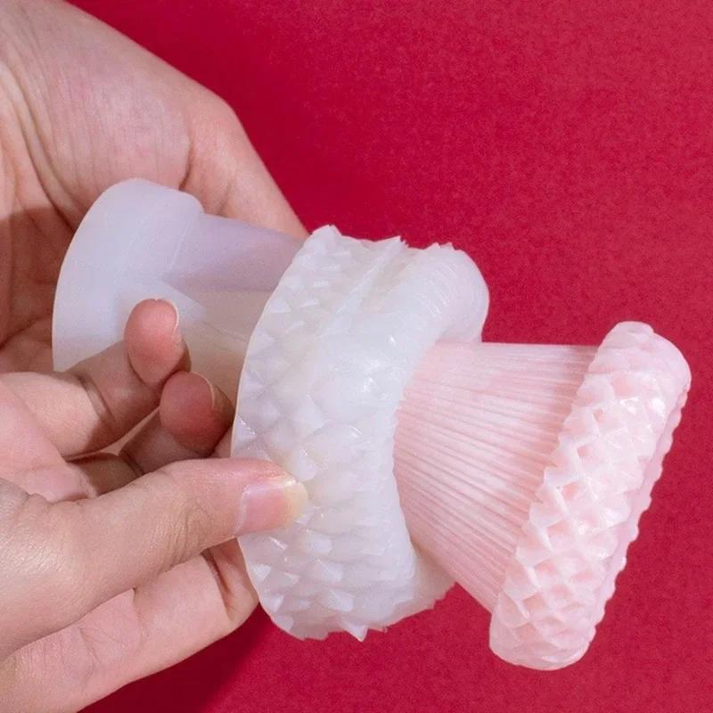 1-20PCS Christmas Tree Silicone Candle Mold Diy Plaster Aromatherapy Candle Mold Handmade Soap Mold Christmas Decoration