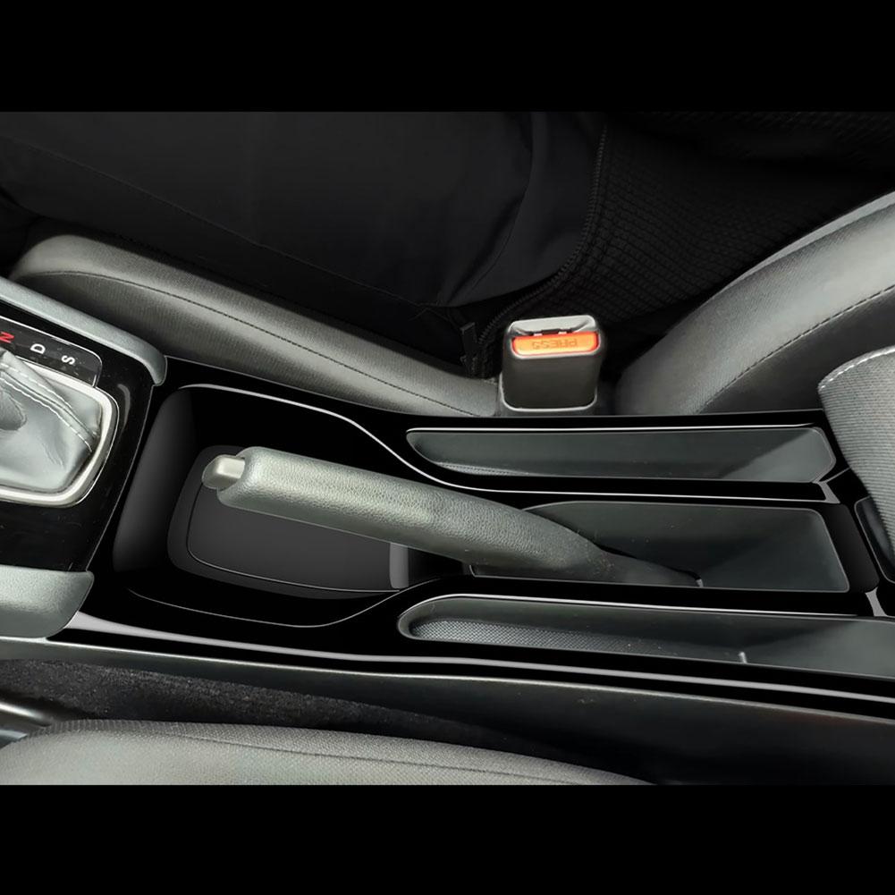 Car Carbon Fiber Center Handbrake Panel Frame Cover Interior Sticker Decorative Handbrake Stickers Frame For Honda WR-V WRV 2024