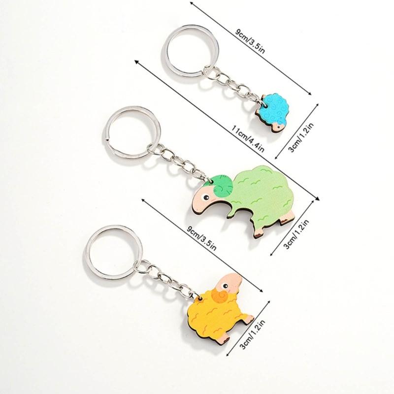 Animal Shape Stylish Keyrings Set Great for Anniversaries Valentines Birthdays