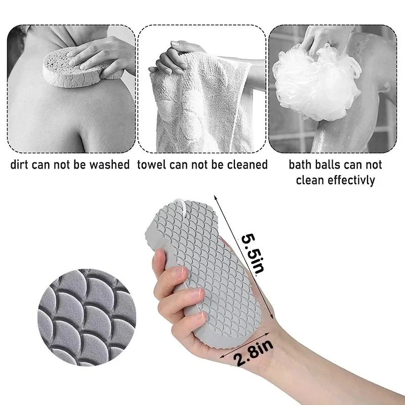 3D Sponge Bathroom Supplies Exfoliation Exfoliating Gloves Baths Brush Exfoliator Scrub Shower Products Exfoliant Foot Home