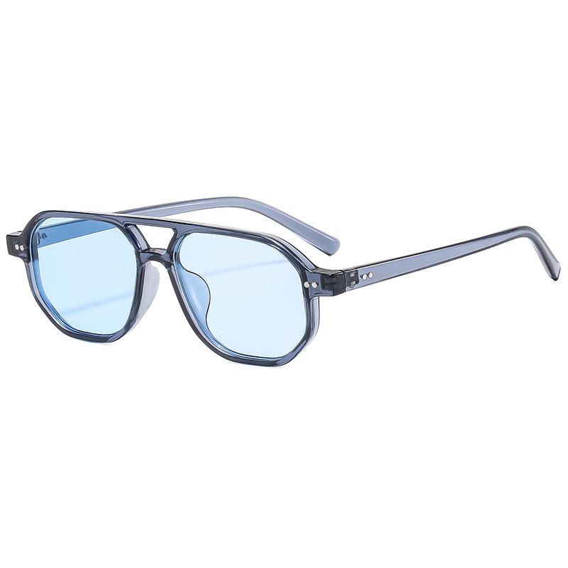 Geometric Square Sunglasses For Men With Uv400 Coating For Travel And Fashion C