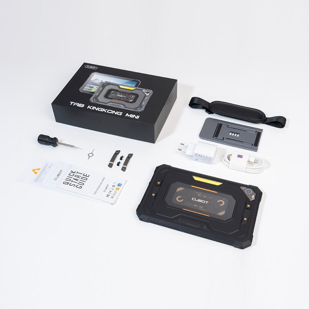 Cubot TAB KingKong Mini Android Tablet, 10200mAh Mega Battery 6GB RAM+128GBROM, Camping Light, 8.68-inch Screen, 48MP Camera, GPS