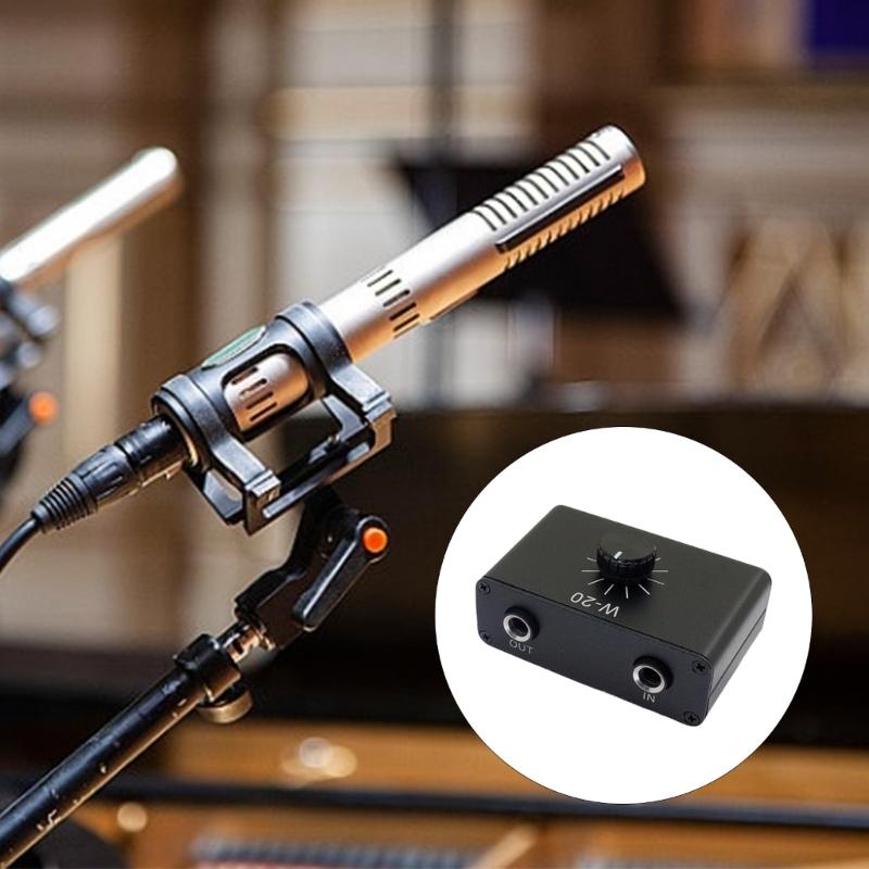 Permanent Metal Attenuator For 6.35mm Dynamic Micr Capacity Adjustment Continuous Sound Agreement