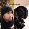 Dual-Use Knitted Wool Hat: Warm Face & Ear Protection for Outdoor Cycling In Autumn and Winter
