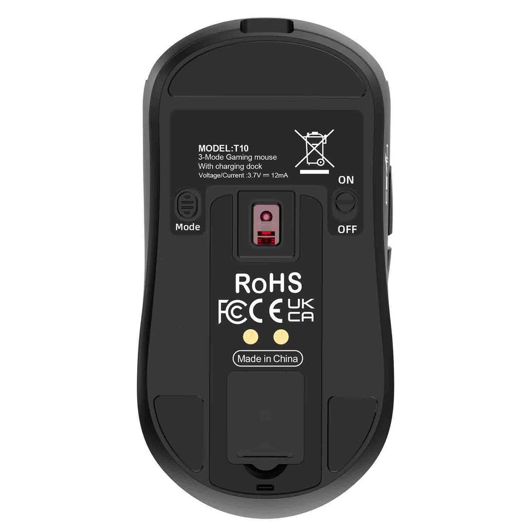 Lightweight Gaming Mouse 3 Mode with Charging Dock High Accuracy Sensor Programmable