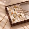 Creative Sea Turtle Conch Pendant Necklace For Women Girls Exquisite Stainless Steel Pendant Clavicle Chain Jewelry Accessories