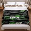 Coperta in Flanella Stampata Fendt Testo con Nome Personalizzato Morbida Calda Coperta da Divano per Camera da Letto Regalo per le Feste
