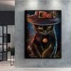 5D DIY Diamond Embroidery Halloween Pumpkin And Black Cat Diamond Painting Mosaic Home Decoration