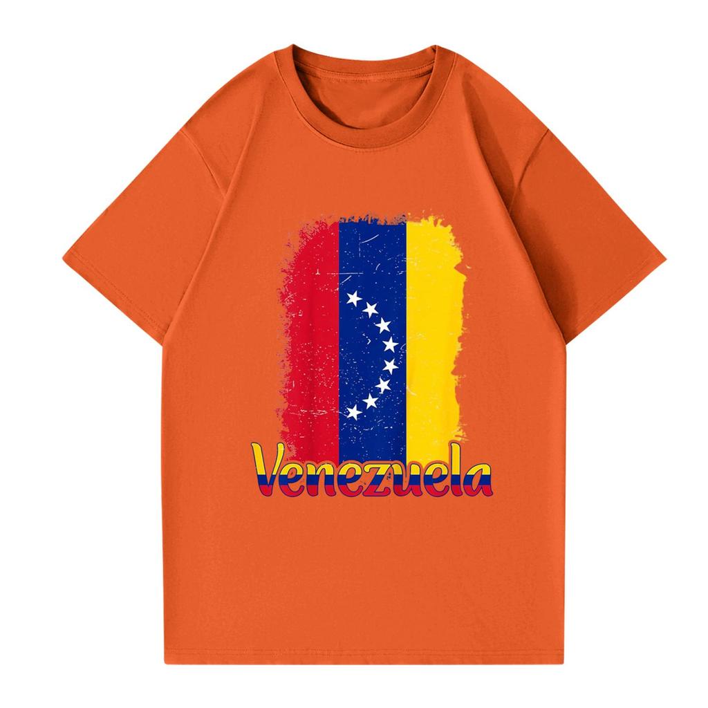 Modisches rundhalsiges lässiges bedrucktes kurzärmeliges T-Shirt Top für Damen und Herren