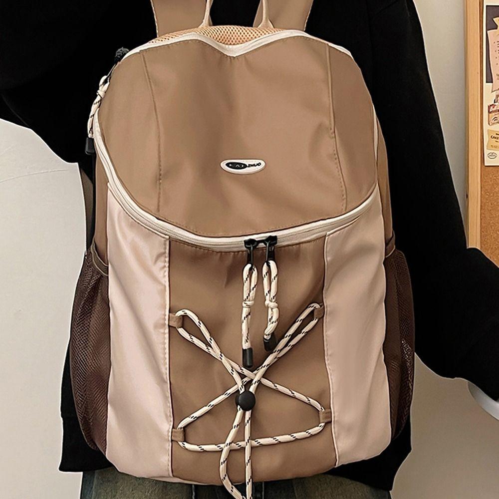 

Легкий мужской рюкзак на шнурке, школьная сумка, портативная сумка для альпинизма, для занятий спортом на открытом воздухе Large