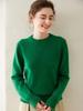 Women's Classic Style Cashmere Sweater: Solid Color, Round Neck, Loose Fit, Double-Ply Thick Cashmere - Perfect Base Layer