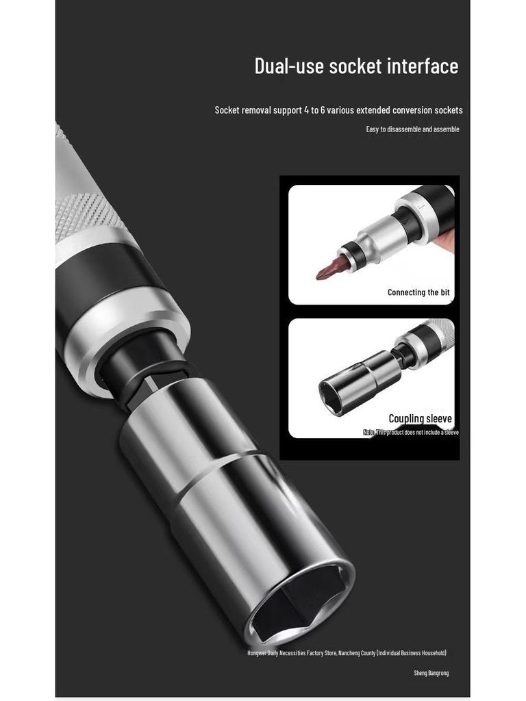 Multifunctional Impact Screwdriver Tool Set with Impact Bits