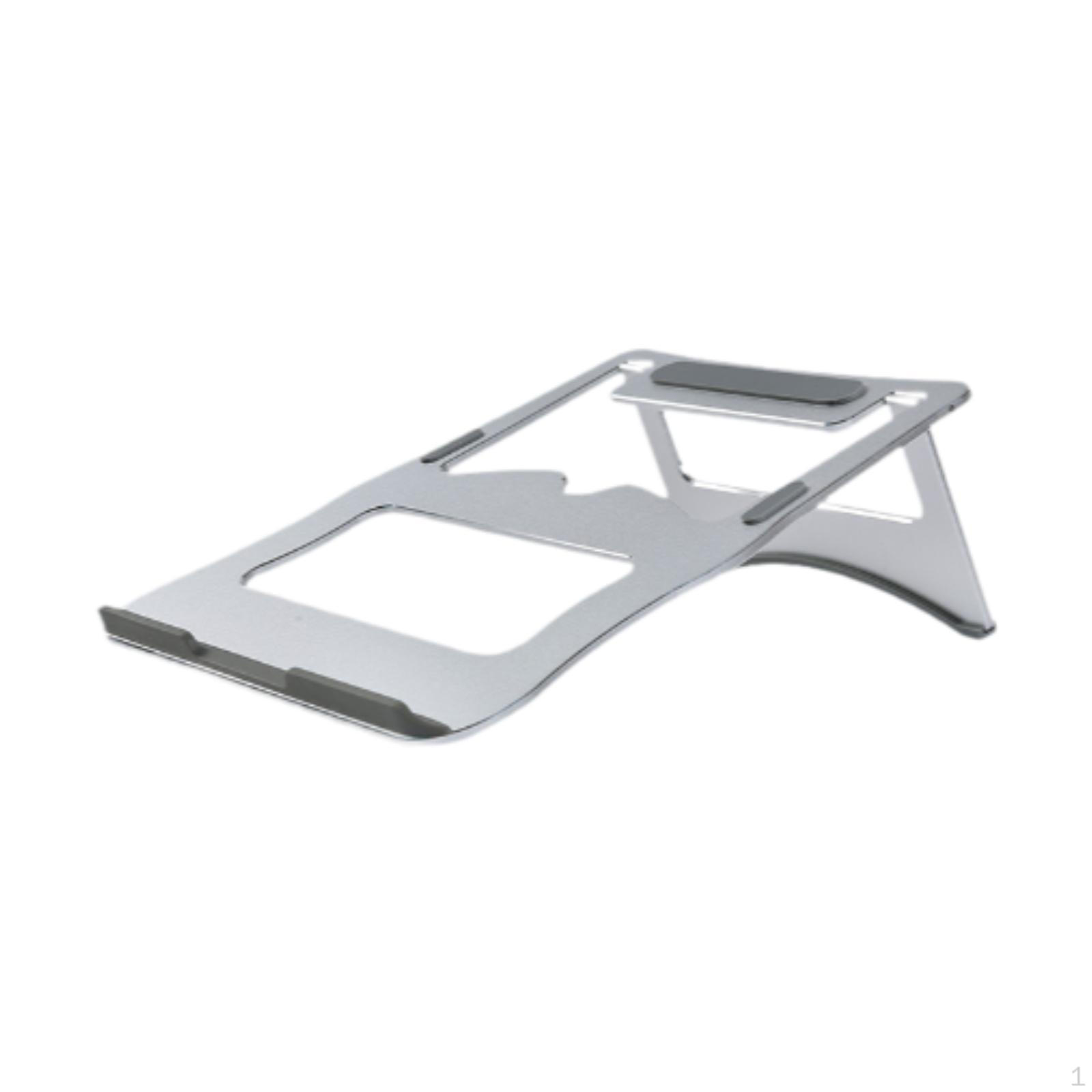 

Computer Chill Mat with anti-slip pad Universal Mute Laptop Cooling for Bedroom Music Books срібний