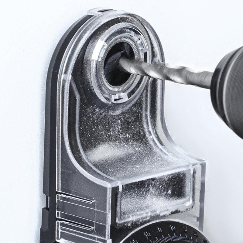 H7EE Drill Dust Collector Drill Dust Collection Attachment 360 Rotatable Drilling Dust Collector for Picture Hanging Wall