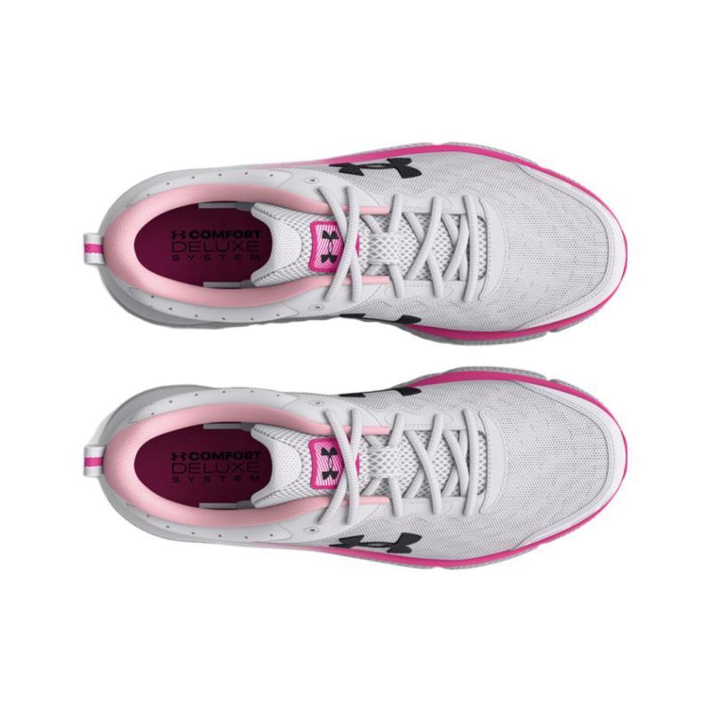 Under Armour Charged Assert 10 'White Rebel Pink' Women's Sneakers 3026179-102