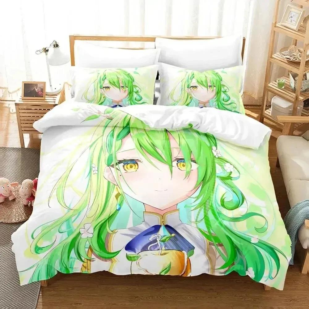 3DAnime Ceres Fauna Ch. hololive-EN Bettwäscheset Bettbezug Bettset Steppdeckenbezug Kissenbezug Steppdecke King Queen Size Jungen Erwachsene