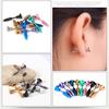 Unisex Stainless Steel Piercing Nail Screw Stud Earrings Punk Helix Ear Piercings Fashion Jewelry