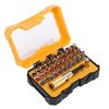Screwdriver Bit Set 1 4 Inch Hex Shank S2 Steel Alloy Steel Driver Bits with Quick Connecting Rod and Connector for