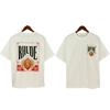 Manica Corta Nuovi Arrivi Abbigliamento Uomo Maglietta Uomo T-shirt Grafiche per Uomo Abbigliamento Uomo Skateboard Rhude Magliette