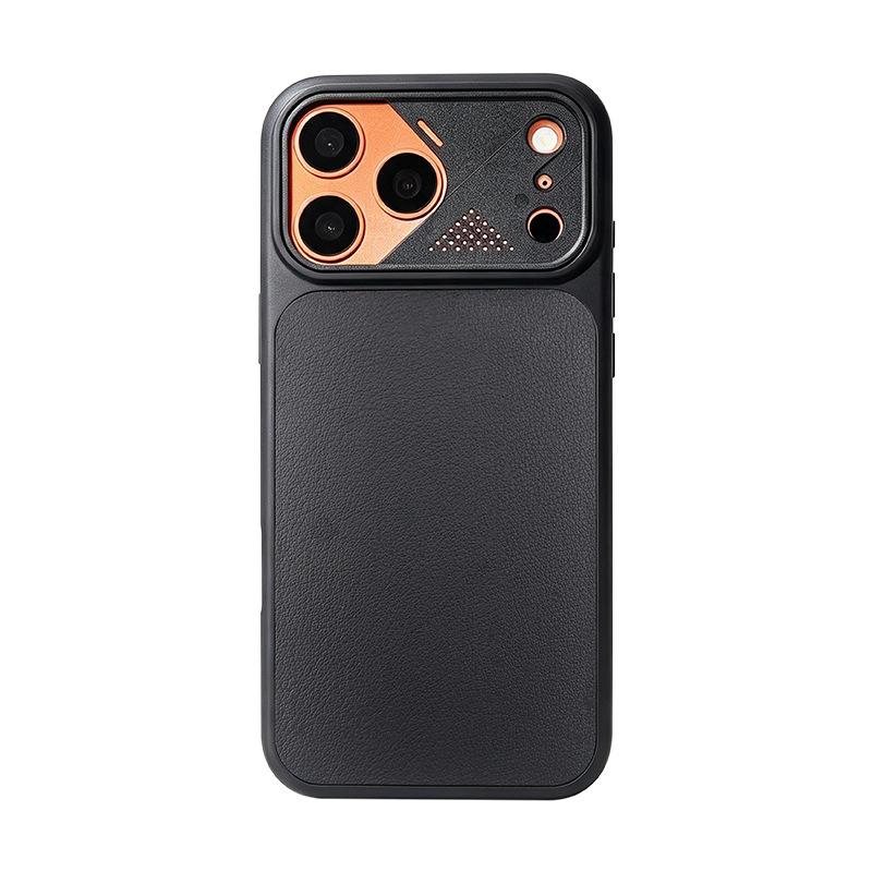 The new model is compatible with the Apple 18 Pro Max Lychee Pattern Magnetic Veneer Phone Case and iPhone 17 Shockproof Protective Case