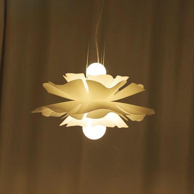 Modern Romantic Chandelier for Restaurant, Living Room, Children's Room, and Bedroom - French Flower Design