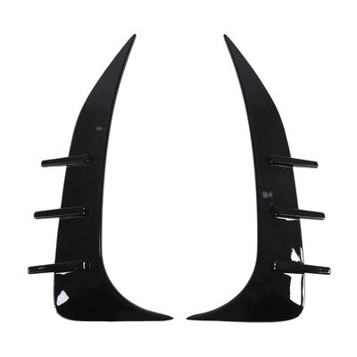 1Pair Rear Bumper Side Splitter Glossy Black Stylish Rear Bumper Air Vent Spoiler For 2 Series F44