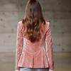 2025 European & American Women's Lapel Long Sleeve Slim Fit Pocket Jacket