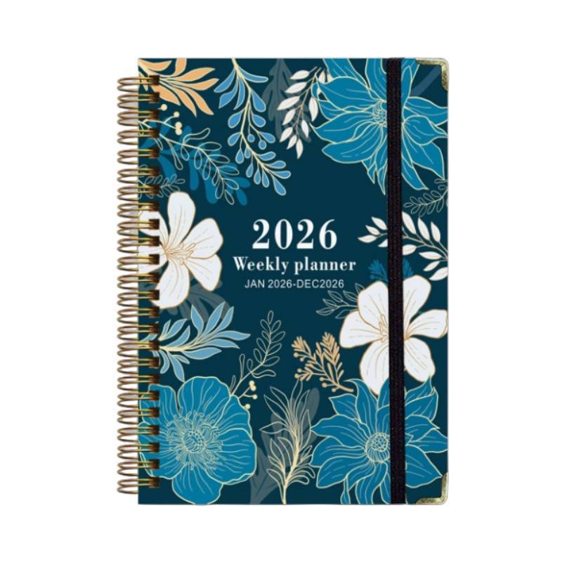 Business Notebook Spiral Binding With Double Paper For Office And Planning