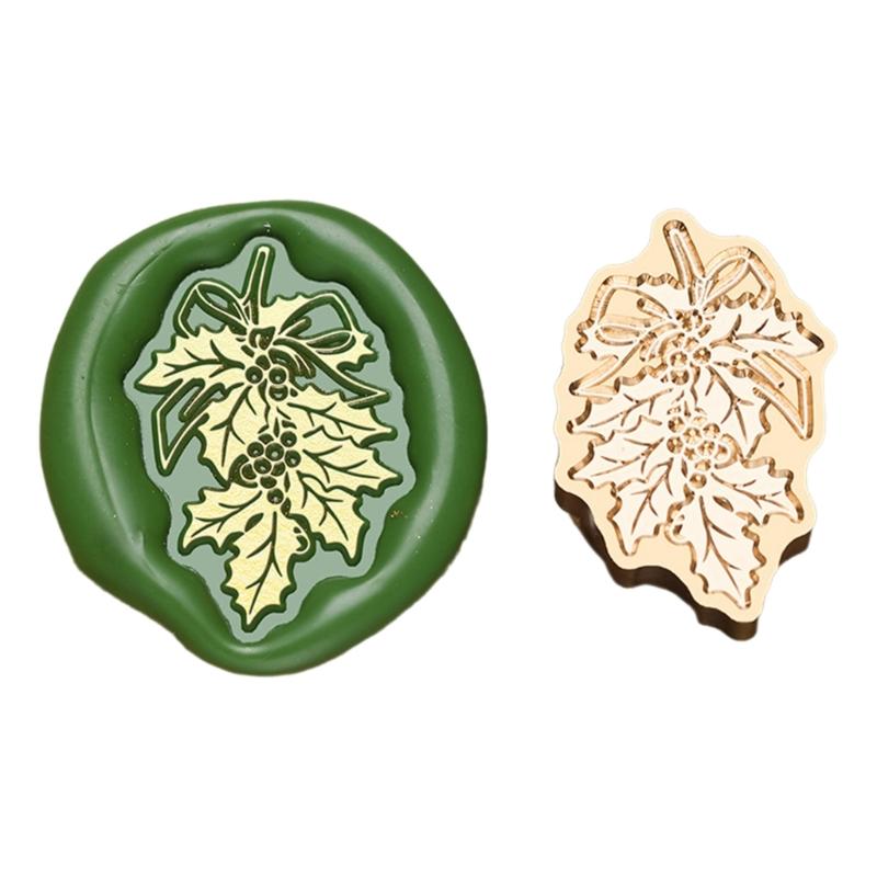 Christmas Seal Stamp Head Replacement, Embossed Seal Stamp Head for Seal Envelope, Invitations Scrapbooking Decoration