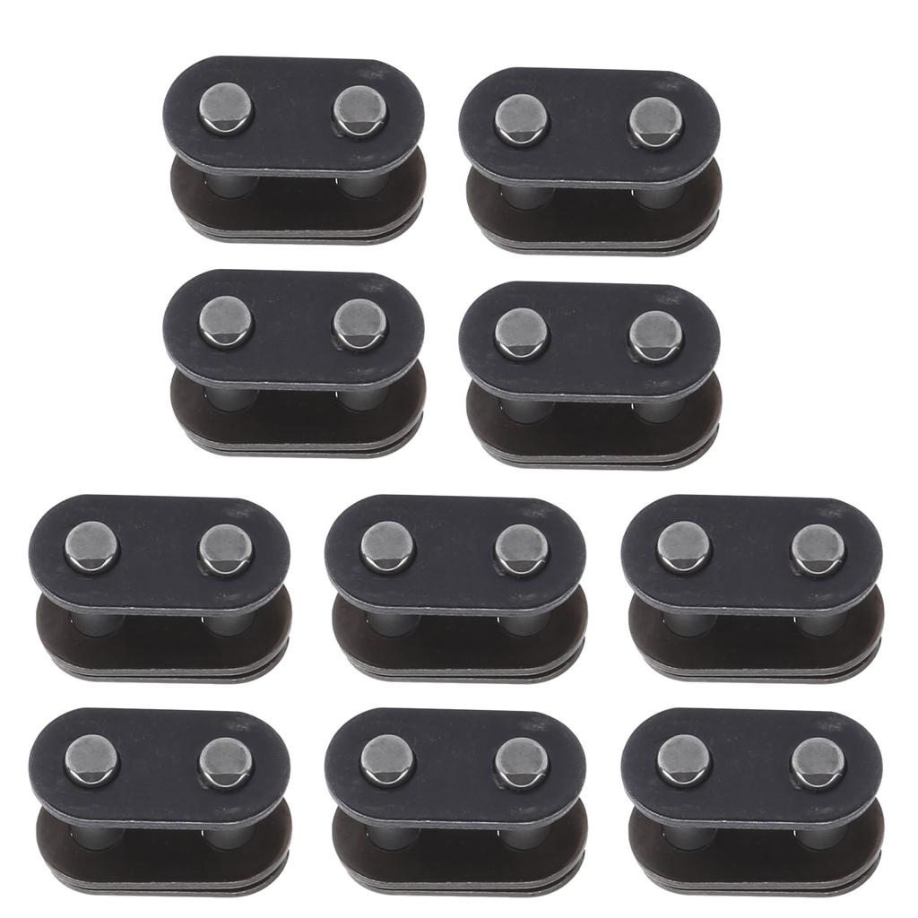 10pcs T8f Chain Master Link Steel Wear Resistance Connectors Lightweight Direct Replacement