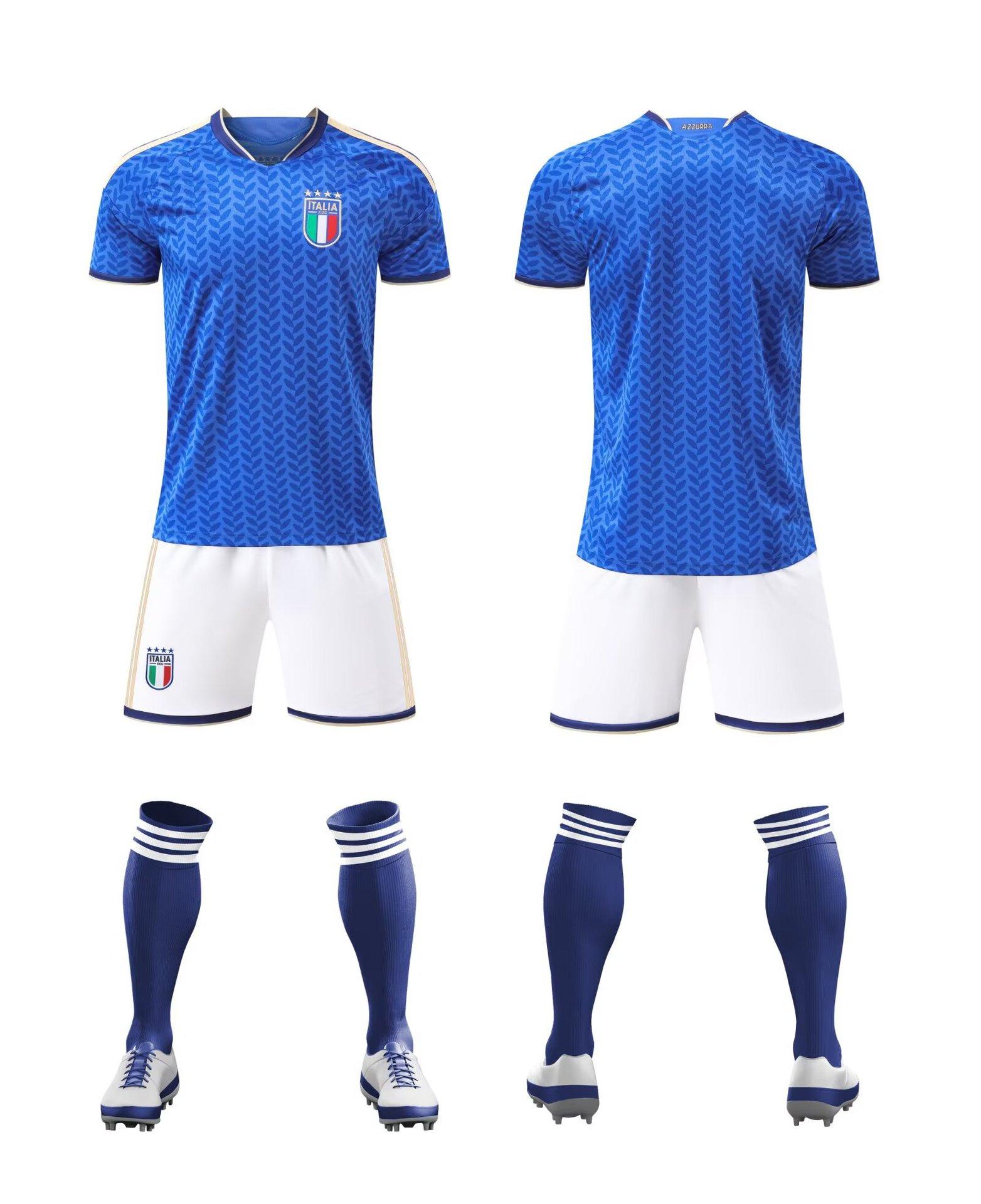 

Adult football jersey Messi Neymar C Ronaldo jersey middle school student football sportswear set group buying printing number XXXL