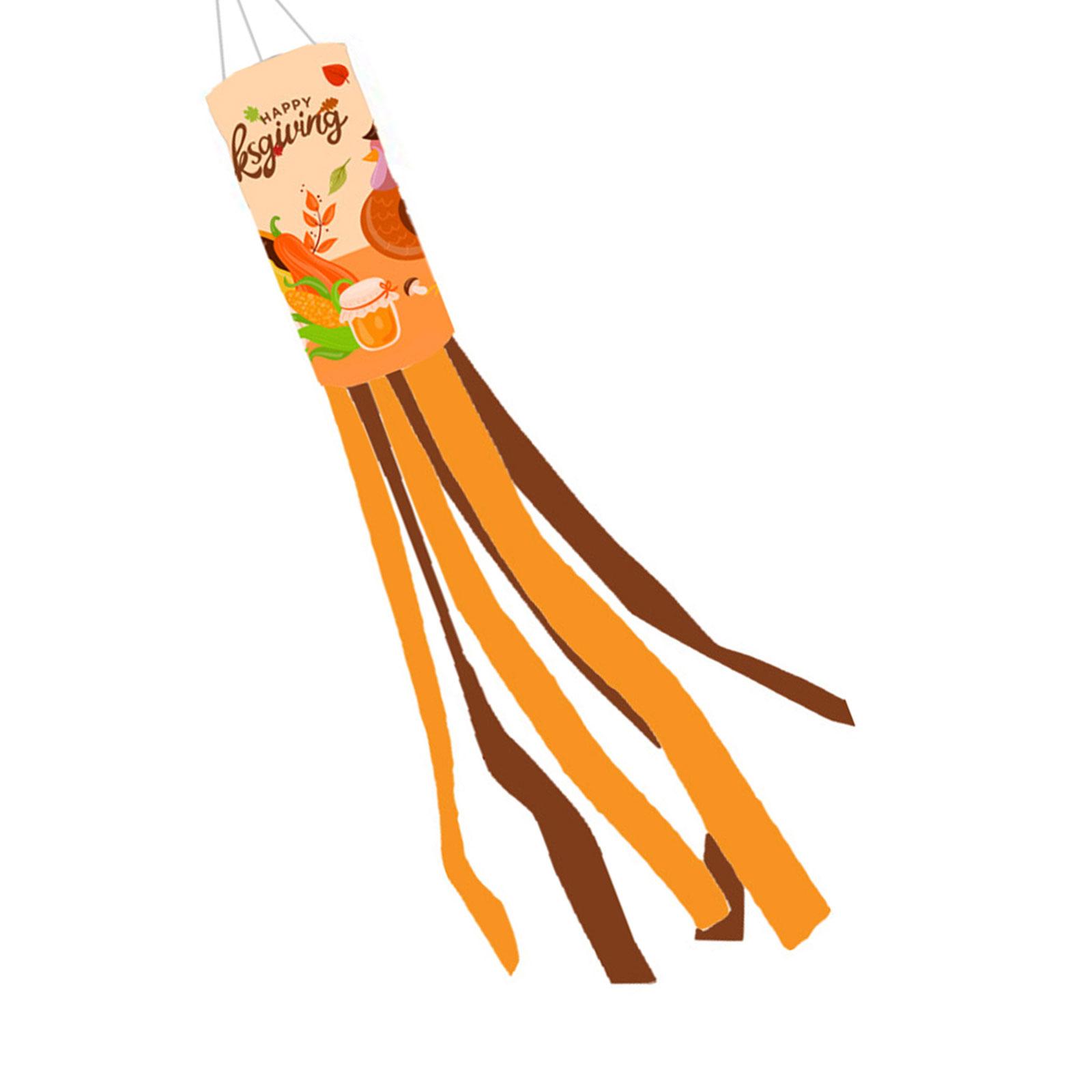 

Яркий осенний ветроуказатель на День благодарения 28 дюймов, устойчивый к погодным условиям, для наружного украшения сада и патио 4