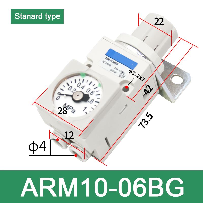 NEW Type ARM10 Series Single Unit Regulator - ARM10F1 ARM10F2-06 ARM10F2-08 ARM10F2-20BG Electronic Component