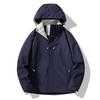 2024 Spring/Autumn Waterproof Windproof Hooded Jacket for Outdoor Sports & Leisure