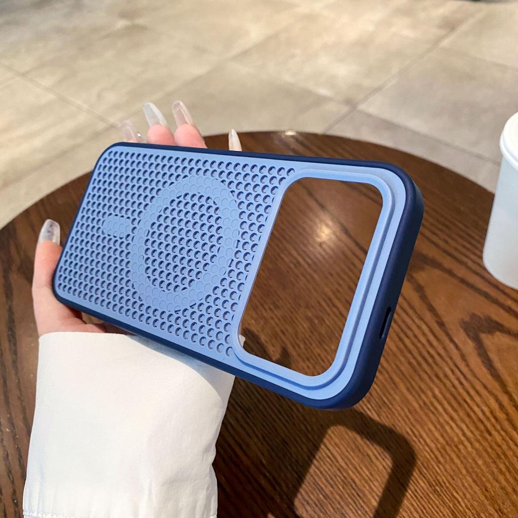 Summer Redmi K11Promax Mobile Phone Case Two-color Honeycomb Heat Dissipation Redmi K81Pro Magnetic Protective Case