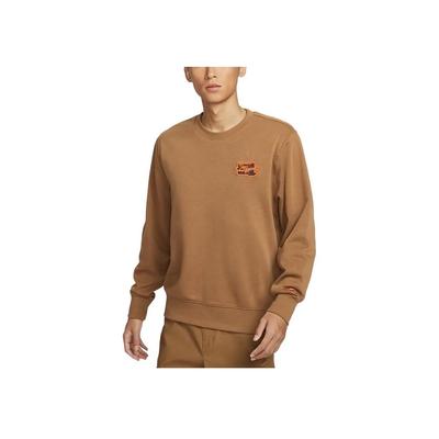 Club Soft And Comfortable Crewneck Sweatshirt Men Sweatshirt Brown FZ0765-281