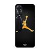 Case for Oppo A78 5G Jordan Logo 23 Nike Basketball Golden Color