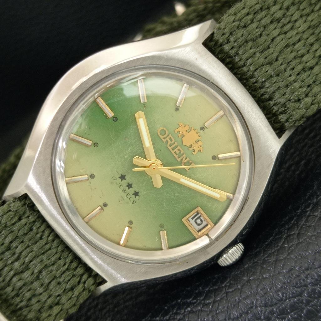 

ORIENT HAND-WINDING JAPAN 28321 MENS VINTAGE ORIGINAL DIAL WATCH a704822-1
