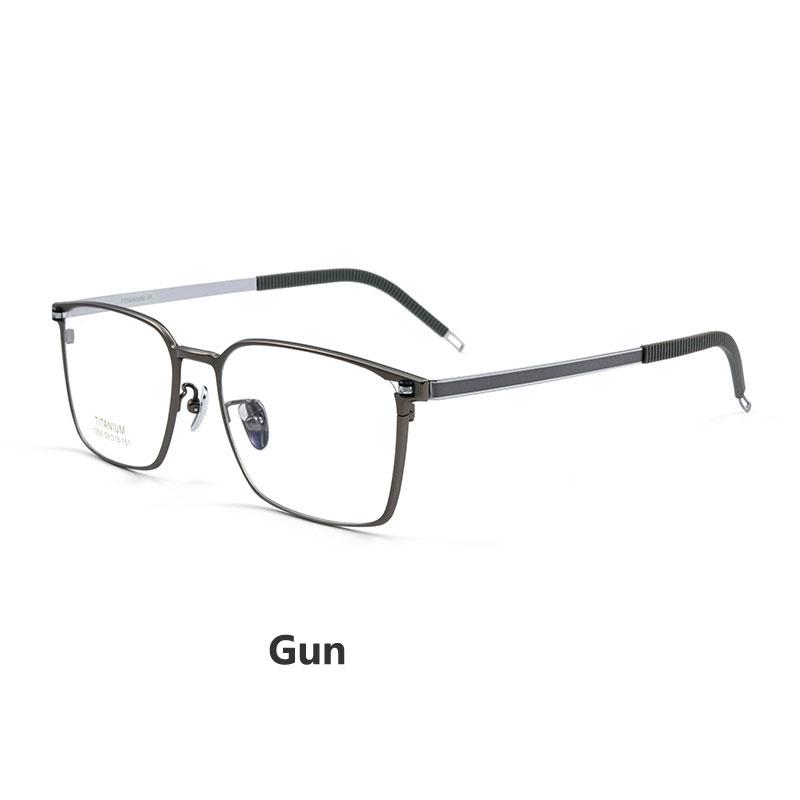 

Customizable Men Square Optical Glasses Frame Flexible Titanium Diopter Prescription Myopia Presbyopia Eyewear