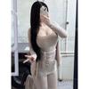 Super Beautiful Casual Gentle Suit Soft Glutinous Lazy Sling Vest Cardigan Loose Pants Three-Piece Set for Women New Arrival