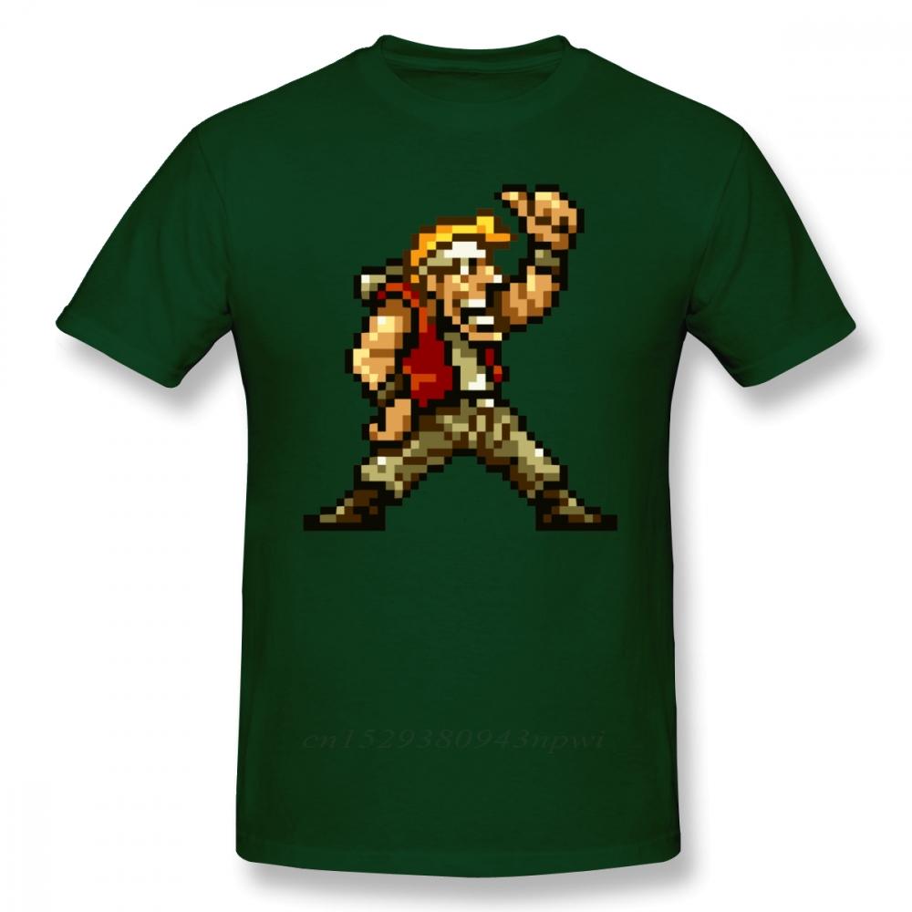 Metal Slug T Shirt Marco Rosi TShirt Graphic Tee Shirt Beach Cute 100 Cotton ShortSleeve Men Tshirt S