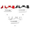 Aluminum Alloy Frame Guard Rear Bumper Mount For 1/24 Axial SCX24 RC Car Part RC Car Accessories Replacement Parts