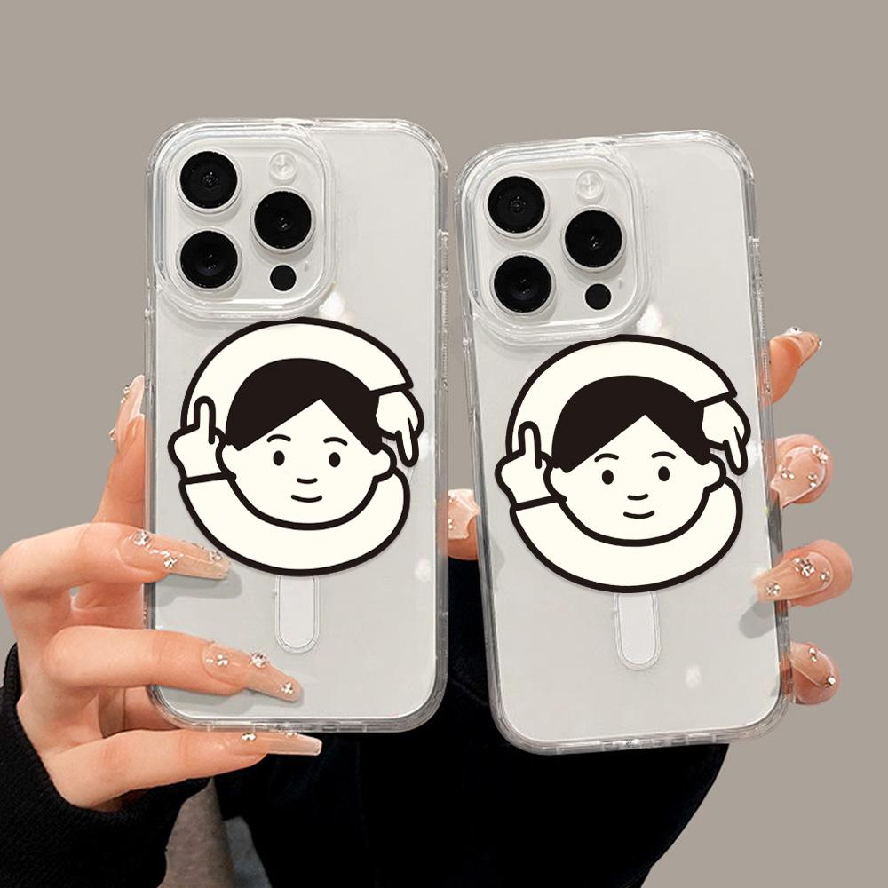 Magnetic Phone Case for iPhone 12 14 16 17 Pro 17 16 15 14 13 12 Pro Max  12 13 14 15  16 High Quality Shockproof Shell Full Protection Cute Style