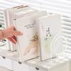 Save Space Divider Book Stand Transparent Desk Storage Rack Bookshelf Handle Bookends  Student