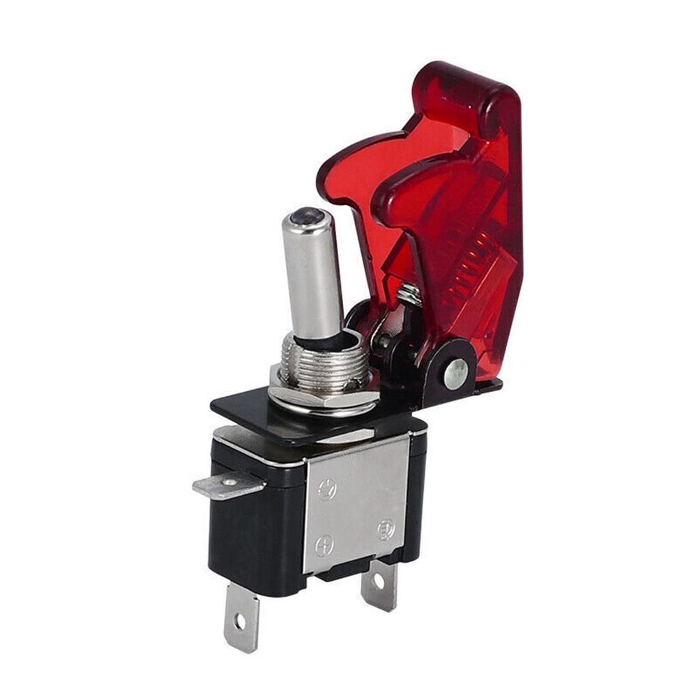 

High Quality On/Off Toggle Switch ASW-07D LED Light Diaphanous Cover 12V 20A