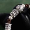 Handmade Double-Sided Buddha Bracelet: Versatile Retro Ethnic Style for Men & Women